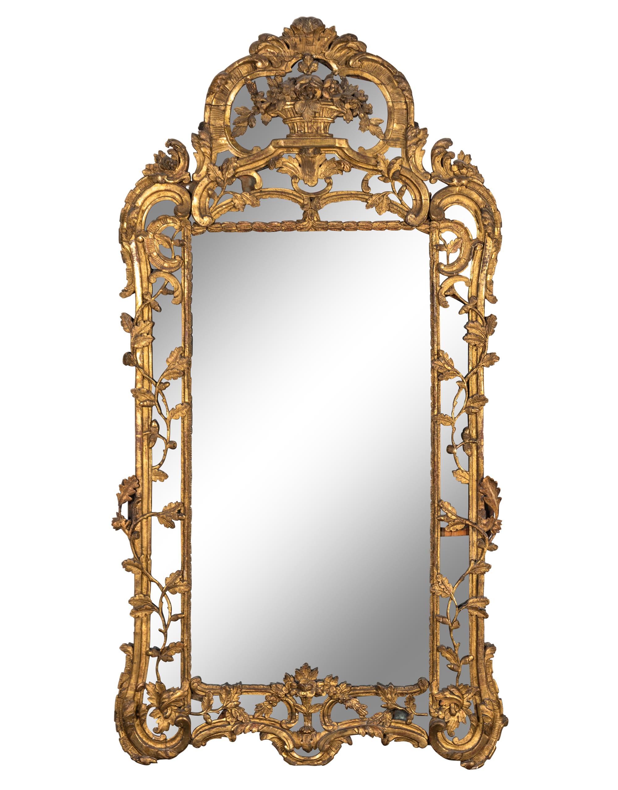 A Régence Giltwood Mirror