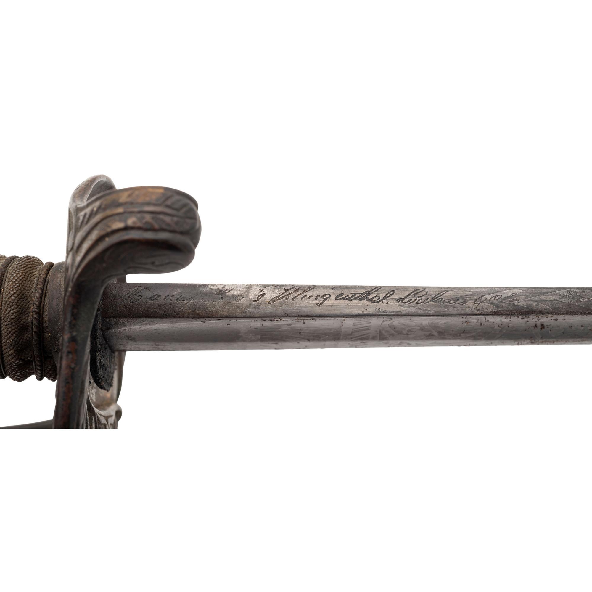 The Pre-War Klingenthal 1850 Style Foot Officer's Sword of Congressional Medal of Honor Recipient Maj. (Col.) Robert Orr - 61st PA Infantry