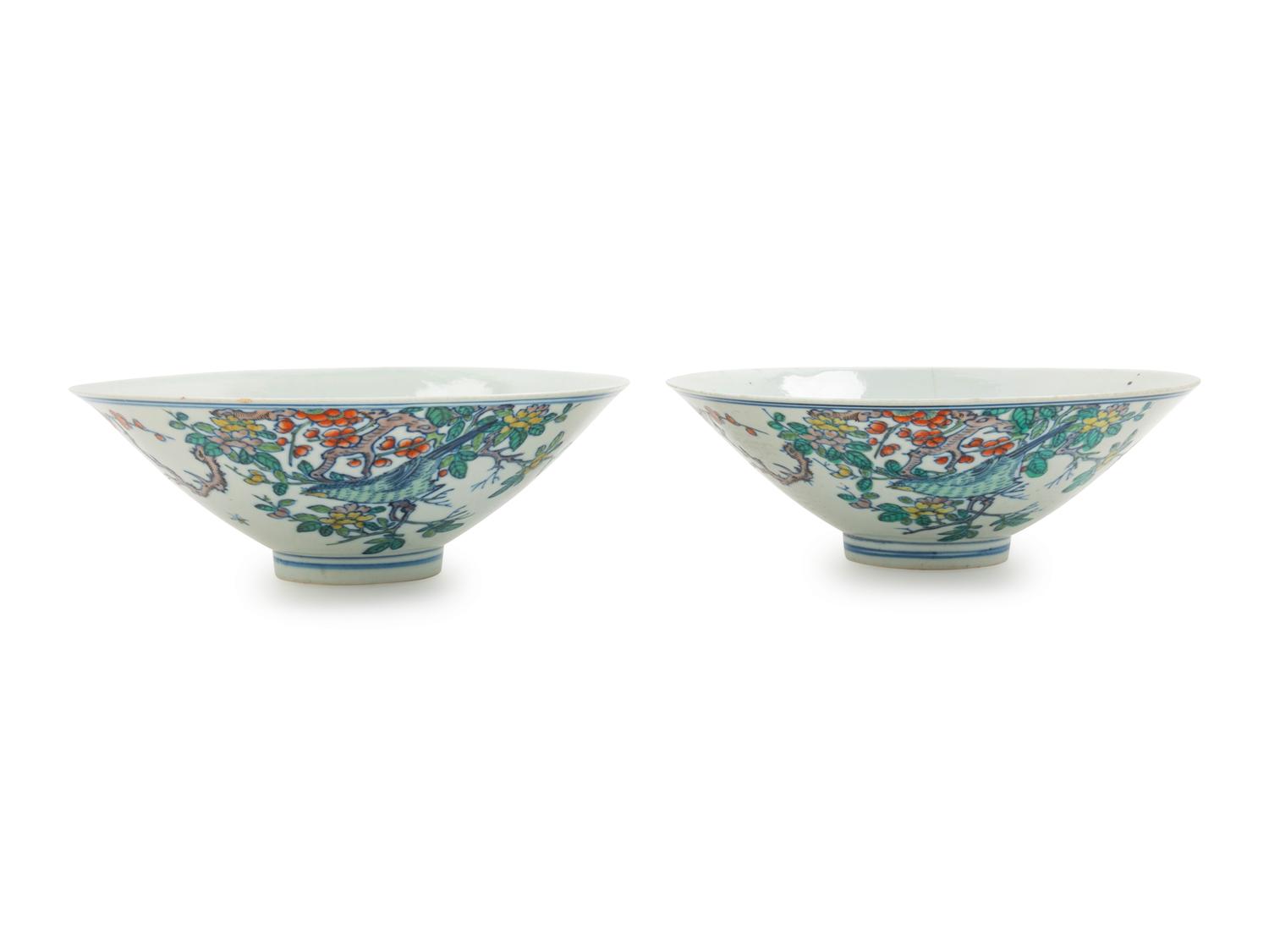 A Group of Four Doucai Porcelain Articles