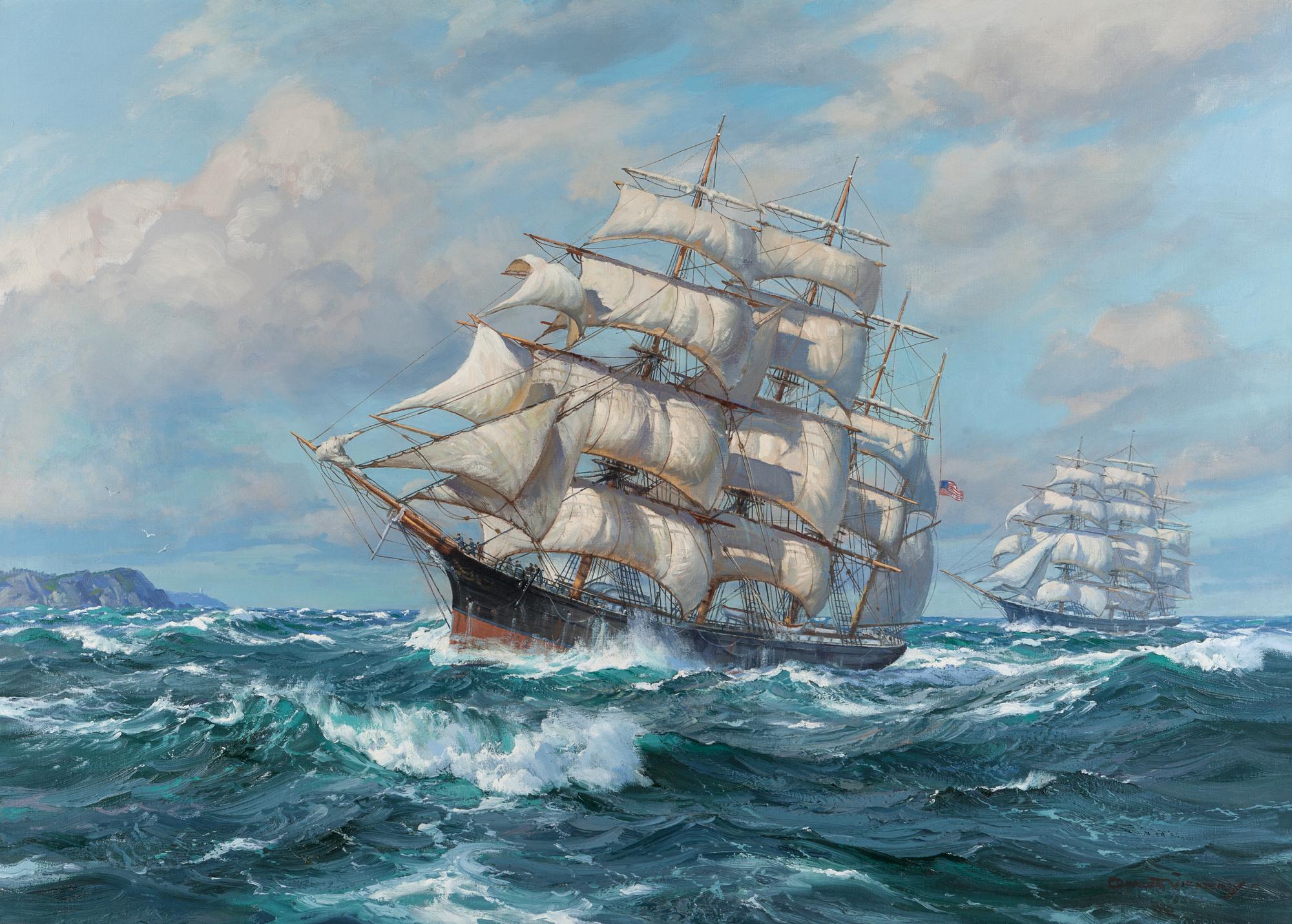 In the Days of the Square Riggers