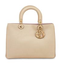 Christian Dior Gold Leather Medium Diorissimo Bag, 2014