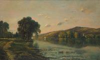 Edmund Darch Lewis (American, 1835-1910) - Pennsylvania Landscape