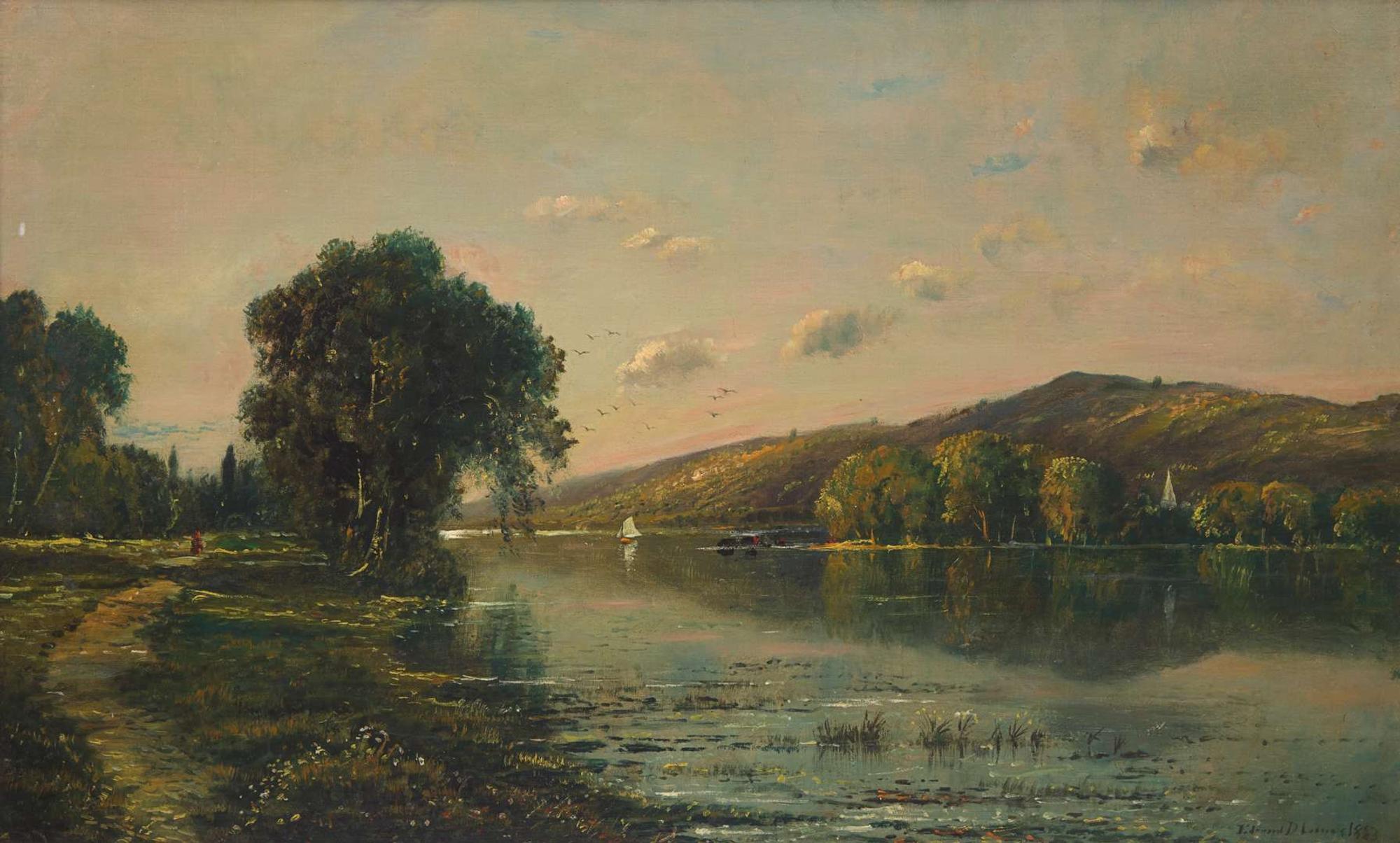 Edmund Darch Lewis (American, 1835-1910) - Pennsylvania Landscape