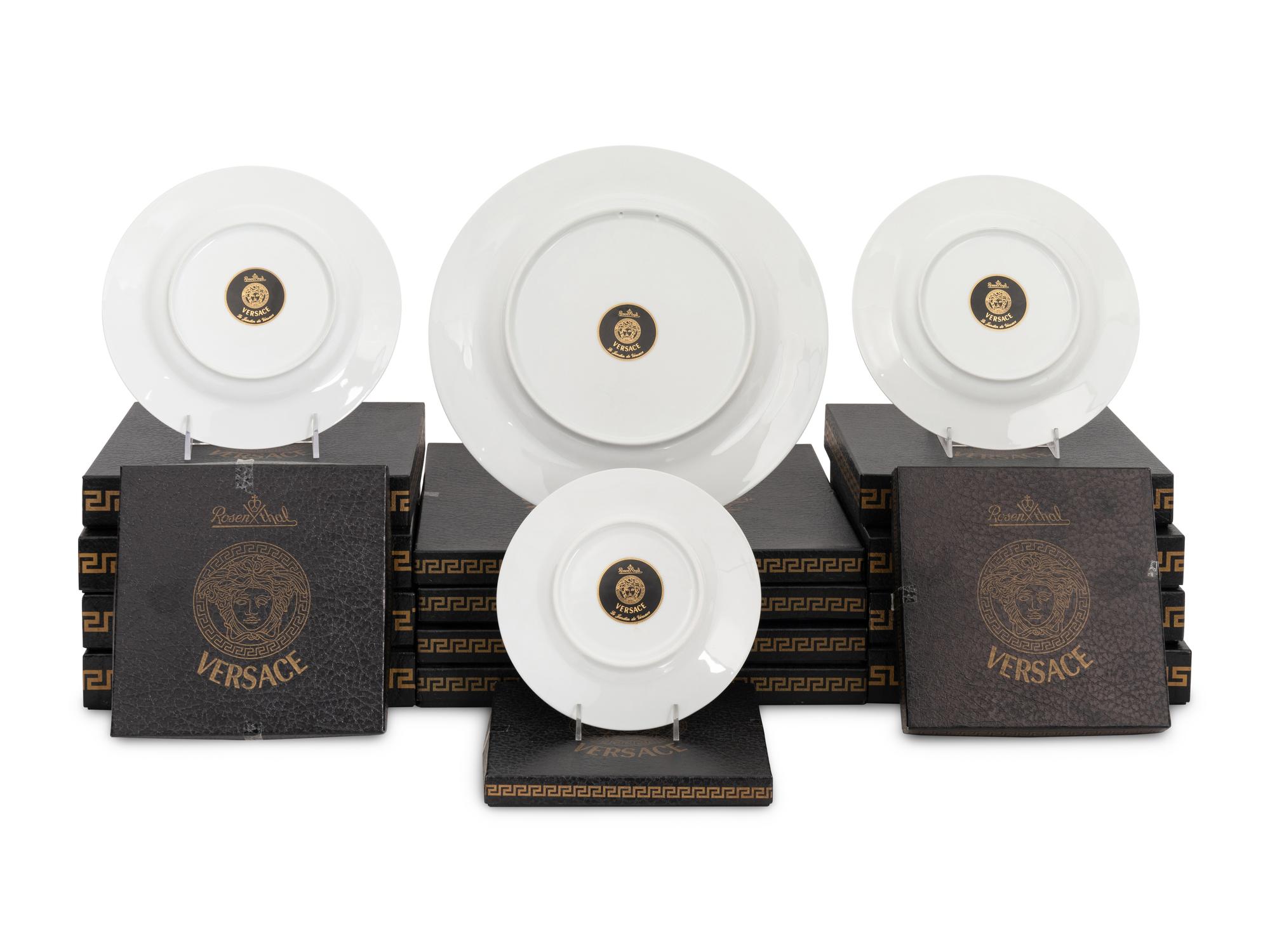 A Rosenthal Butterfly Garden Ikarus Le Jardin de Versace Porcelain Part Dinner Service