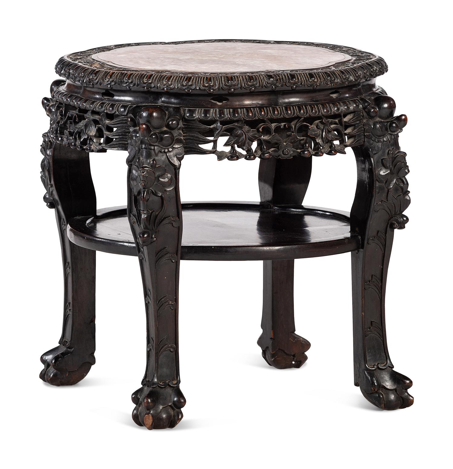 A Chinese Hardwood Side Table