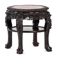 A Chinese Hardwood Side Table