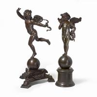 Frederick William MacMonnies (American, 1863–1937) Running Cupid and Standing Cupid (The Pair)