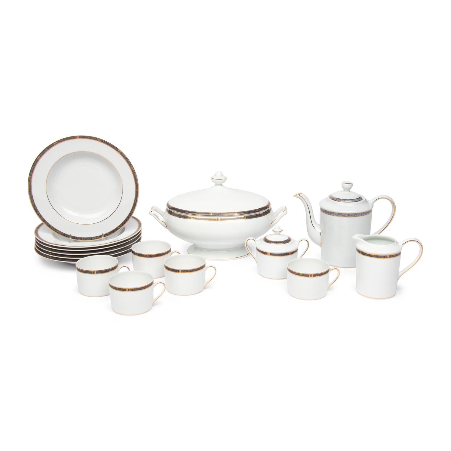 A Bernardaud Limoges Porcelain Dessert Service