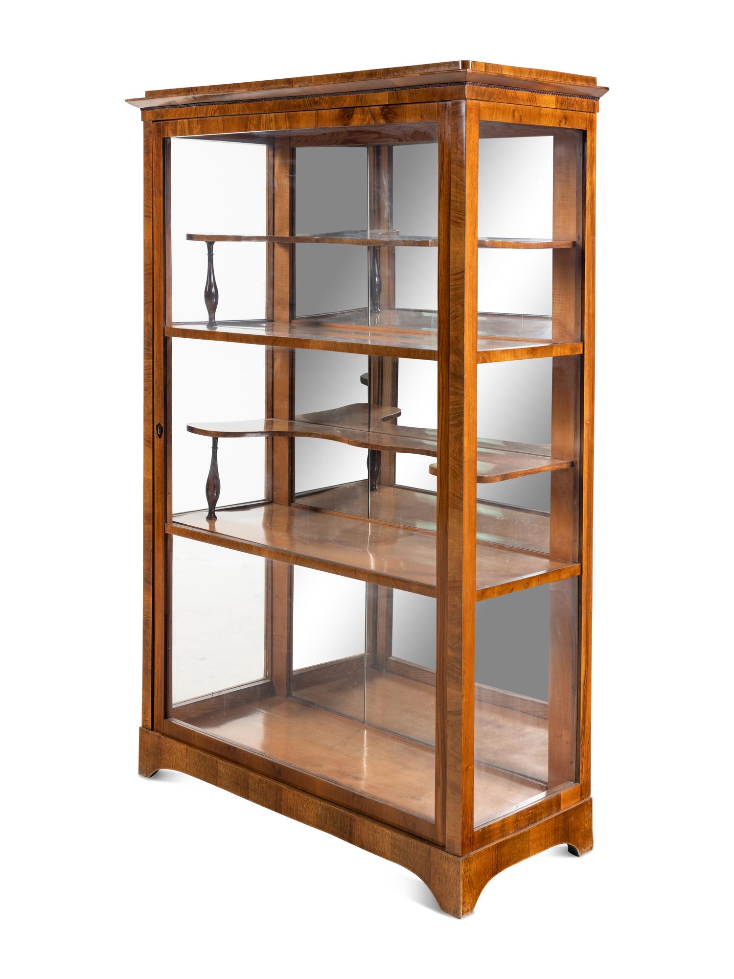 A Biedermeier Cherrywood Vitrine