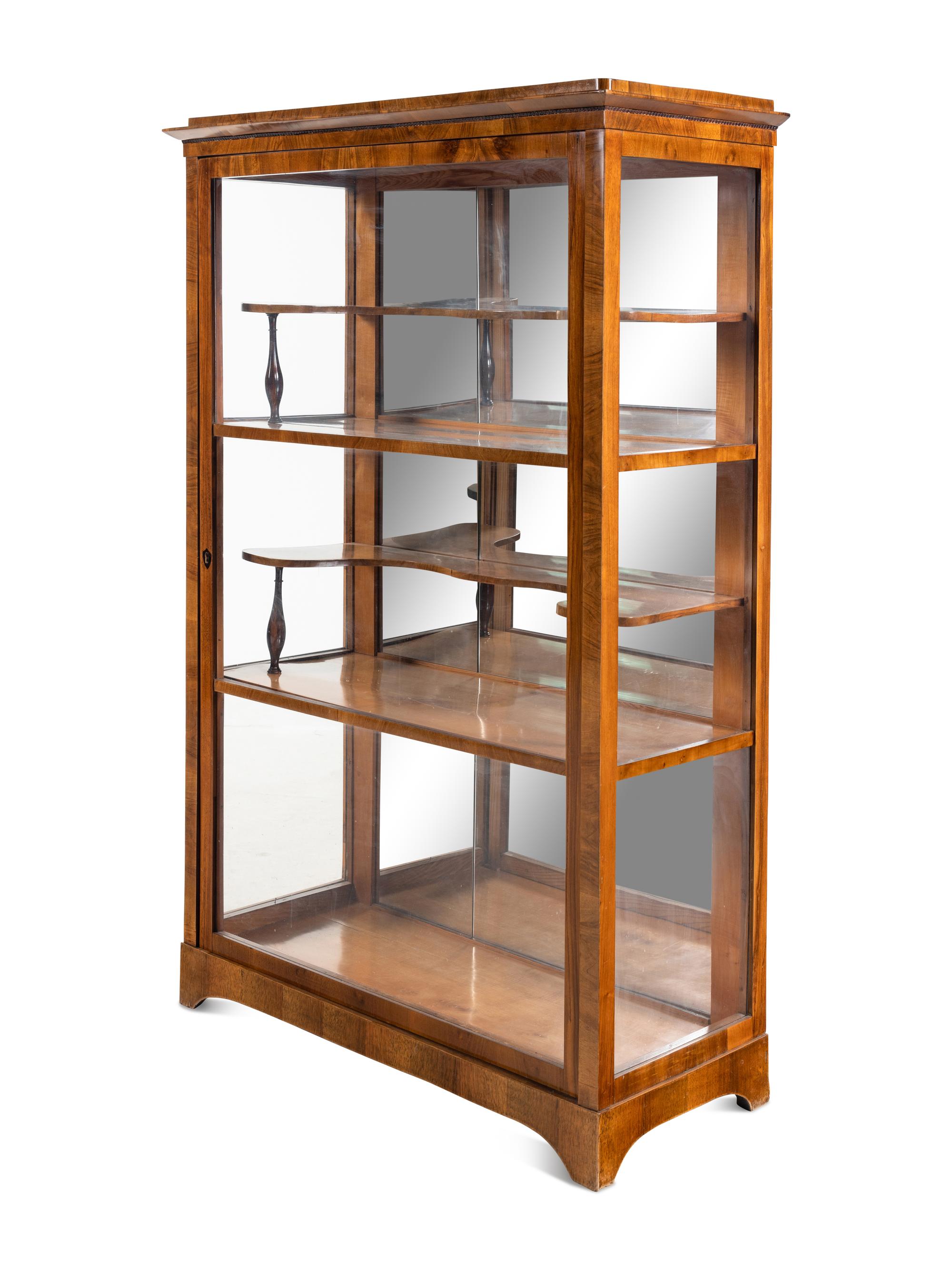 A Biedermeier Cherrywood Vitrine