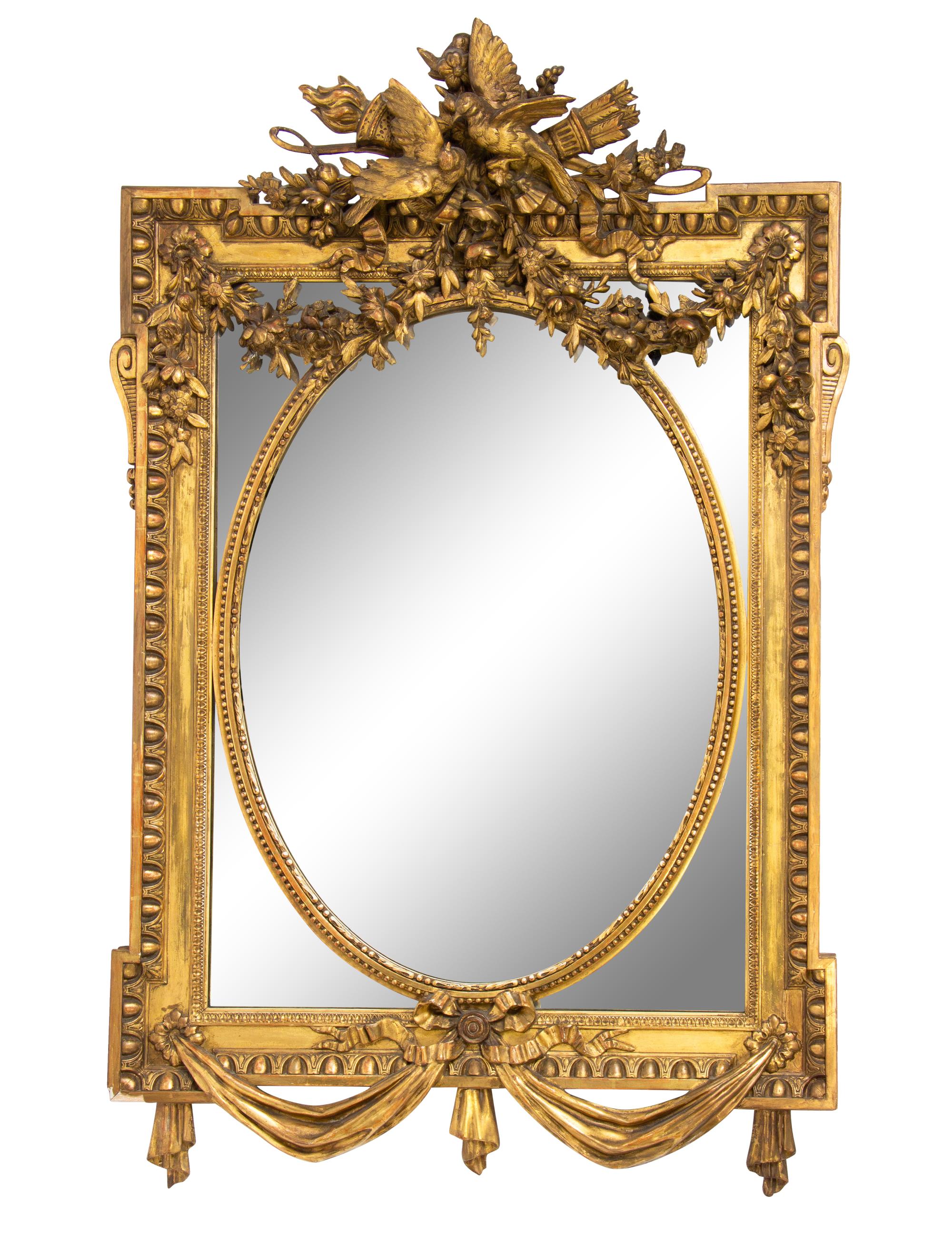 An Italian Giltwood Mirror