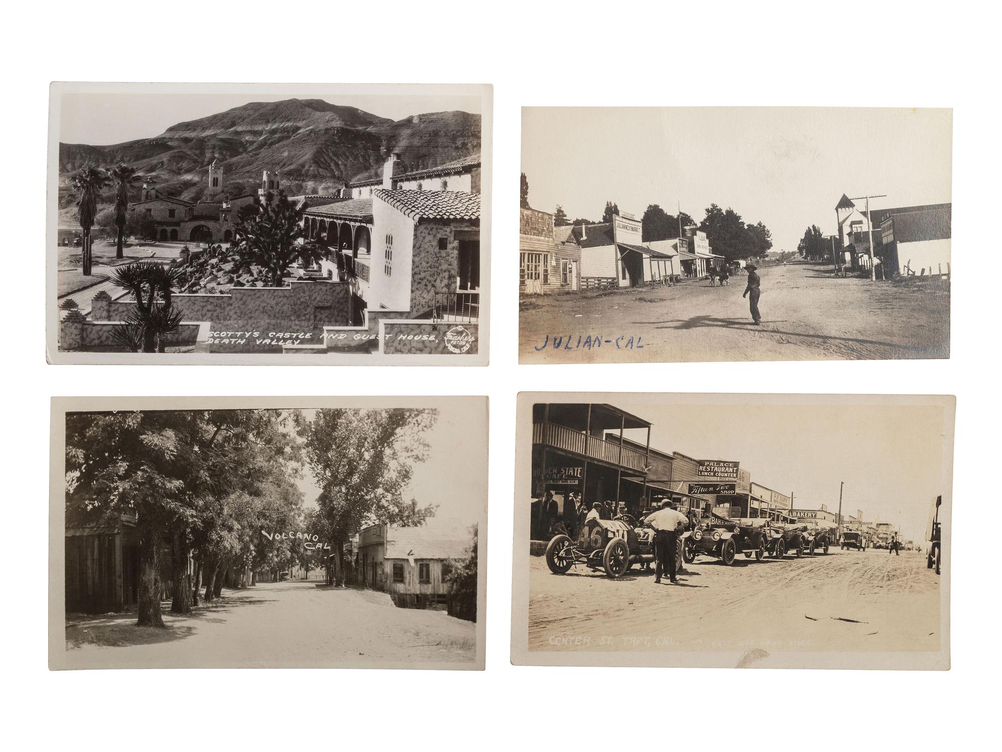 [CALIFORNIA]. A group of approx. 118 RPPCs of small towns & cities in California.