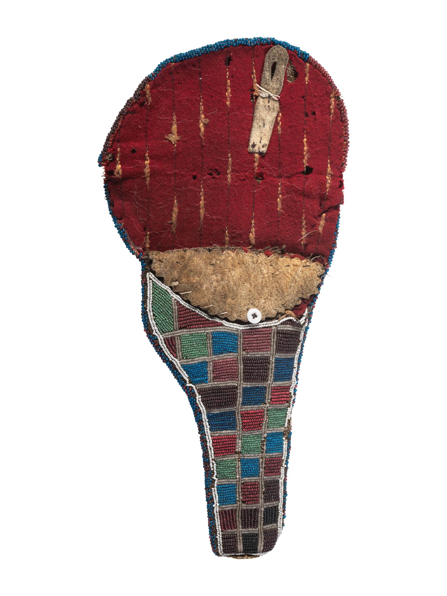 Northern Plains Beaded Hide Holster