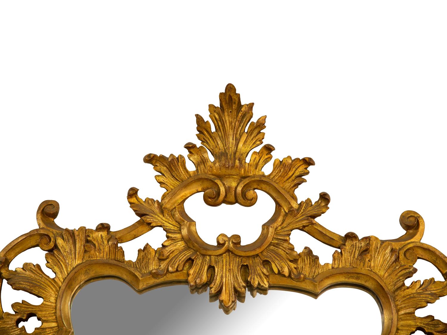 A Louis XV Style Giltwood Mirror
