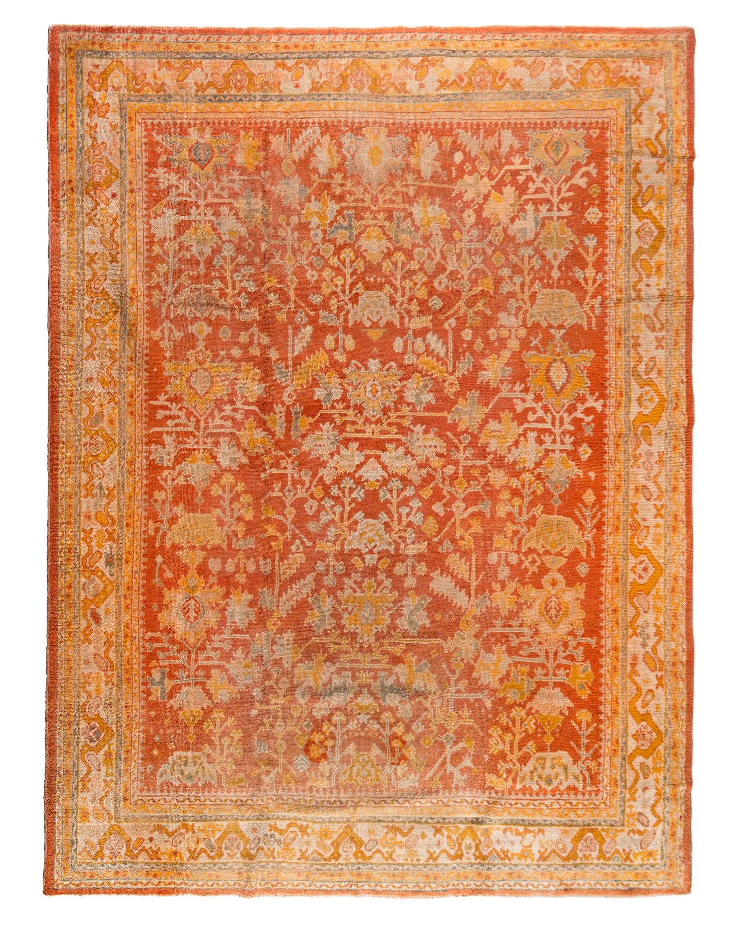 An Oushak Wool Rug