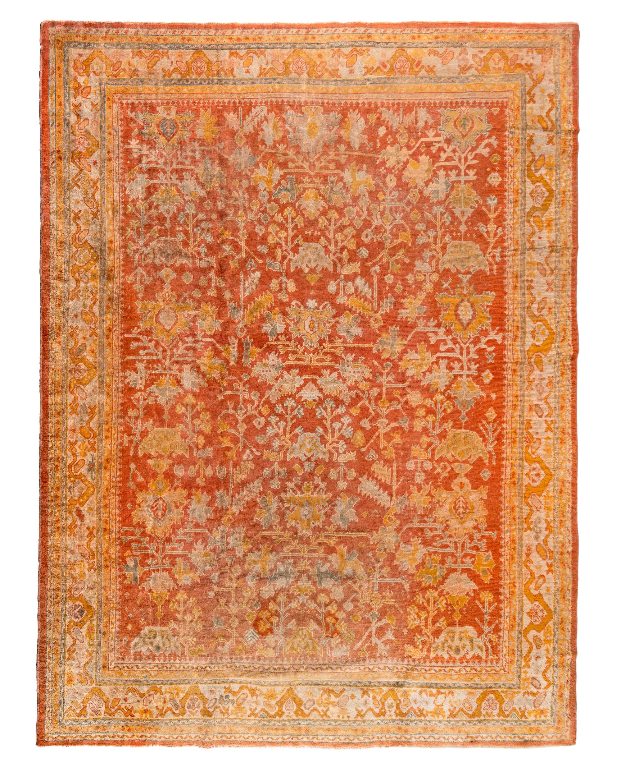 An Oushak Wool Rug