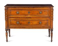 An Italian Provincial Fruitwood Commode