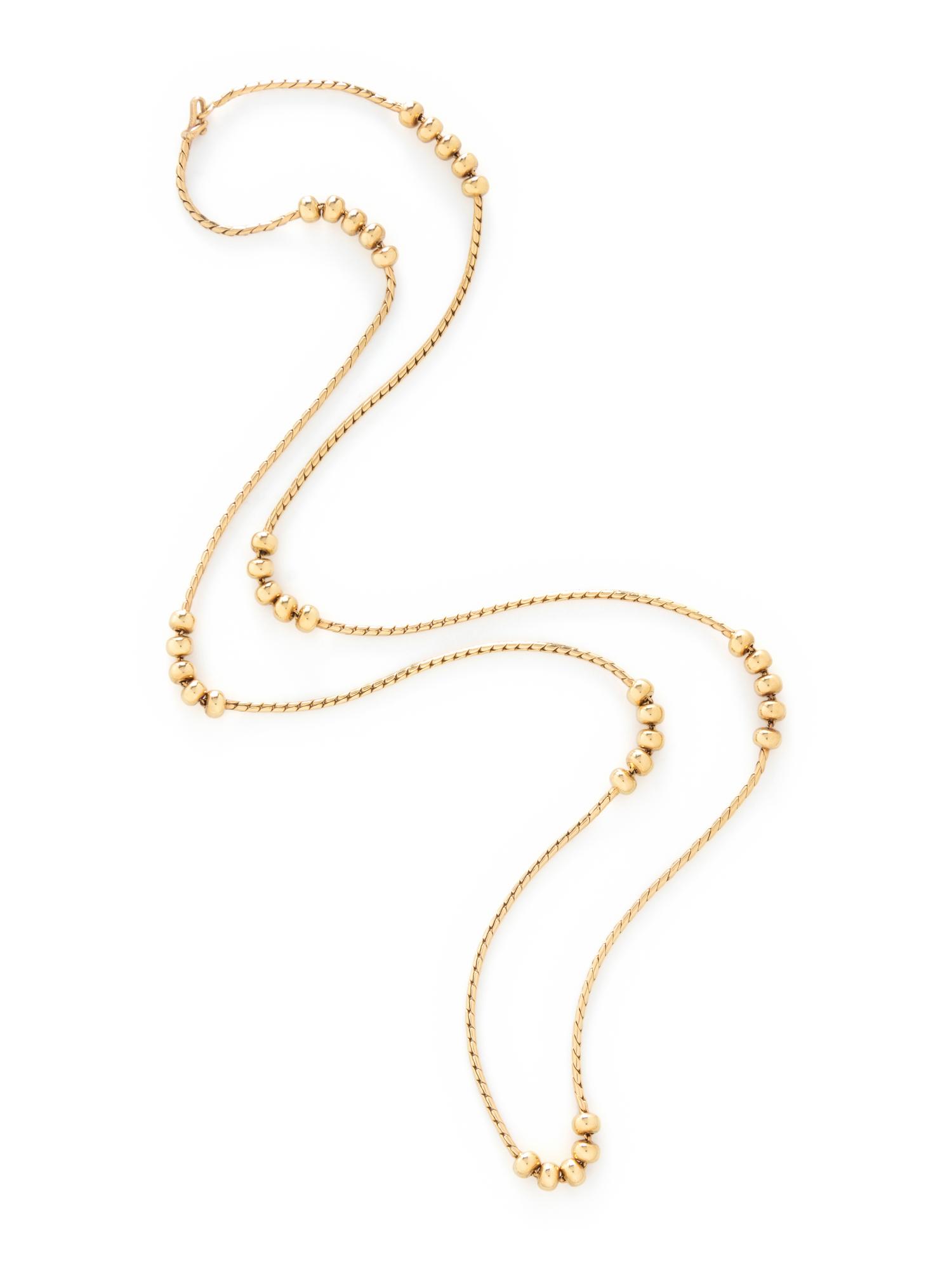 VAN CLEEF & ARPELS, YELLOW GOLD NECKLACE