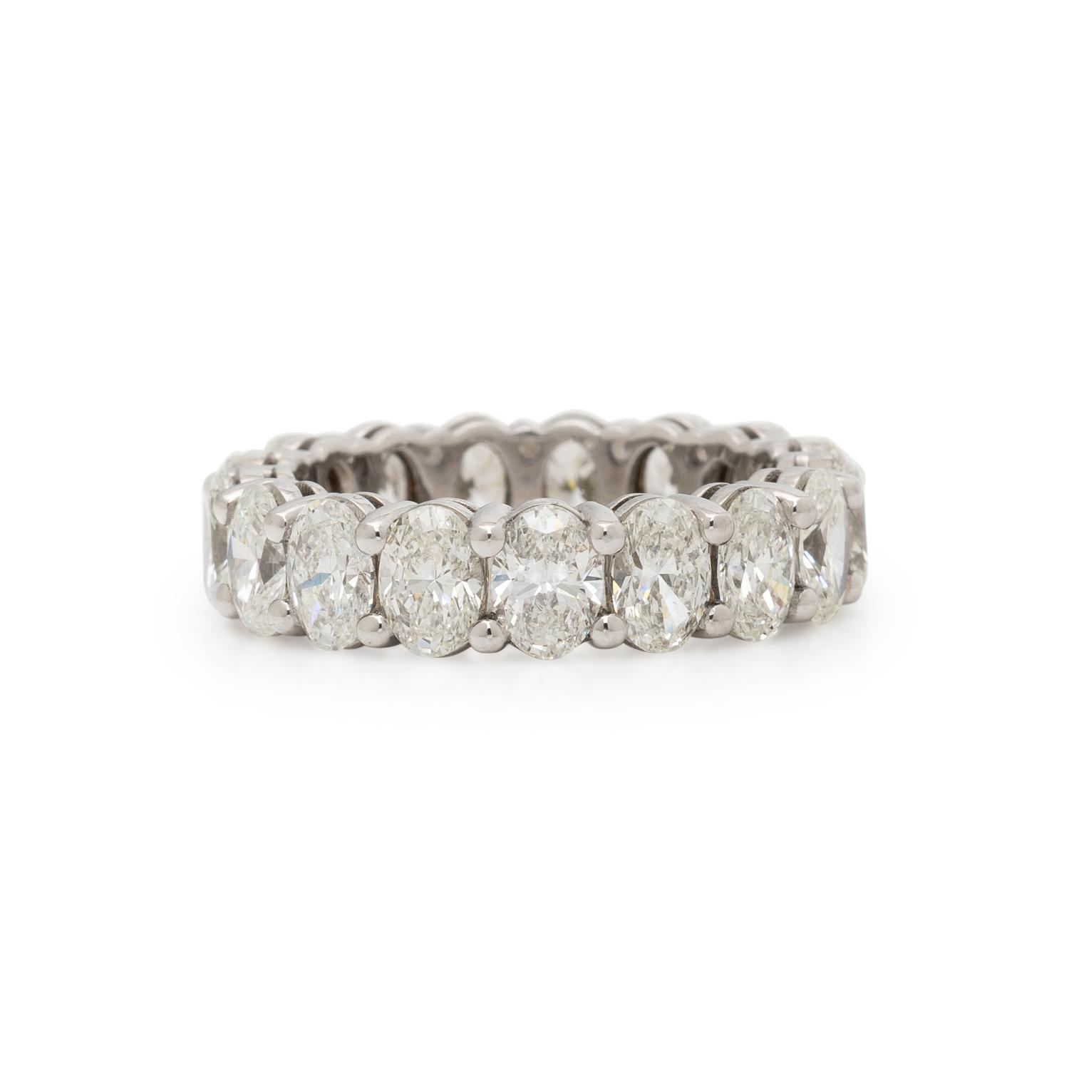 PLATINUM AND DIAMOND ETERNITY BAND