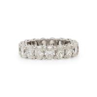 PLATINUM AND DIAMOND ETERNITY BAND