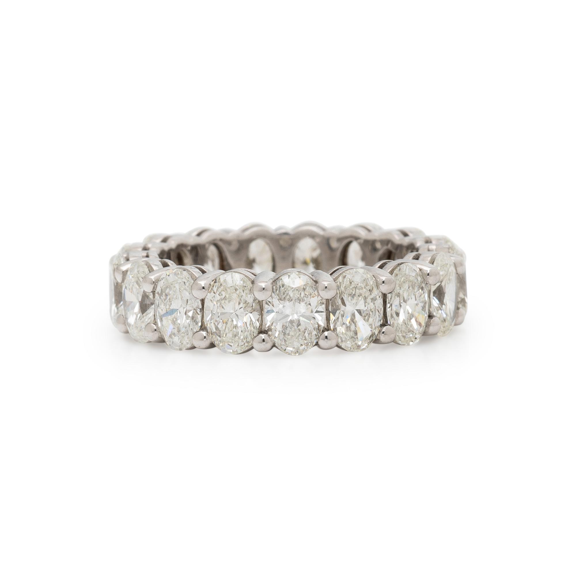 PLATINUM AND DIAMOND ETERNITY BAND