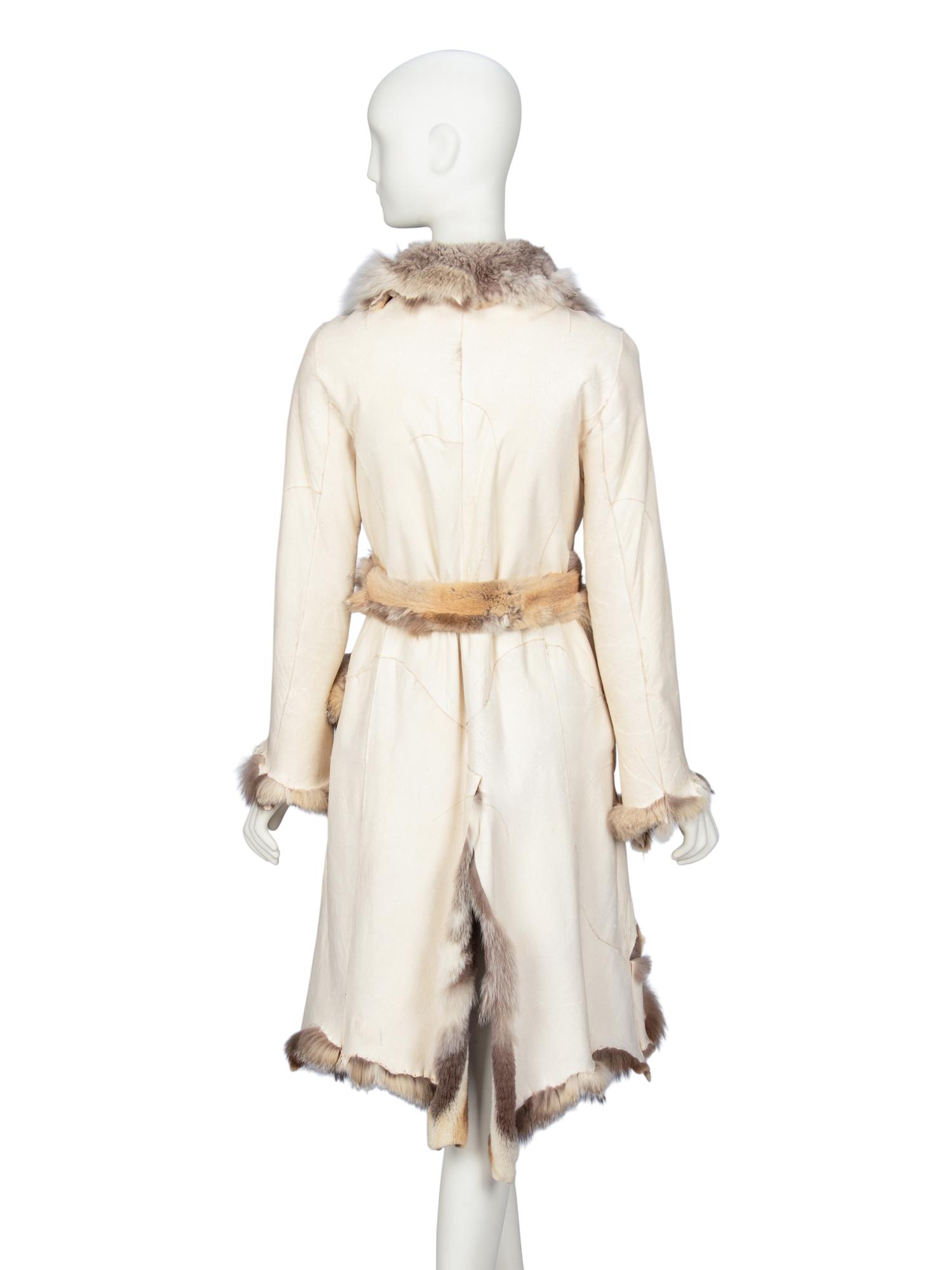 A Reversible Skin-to-Skin Fox Fur Coat