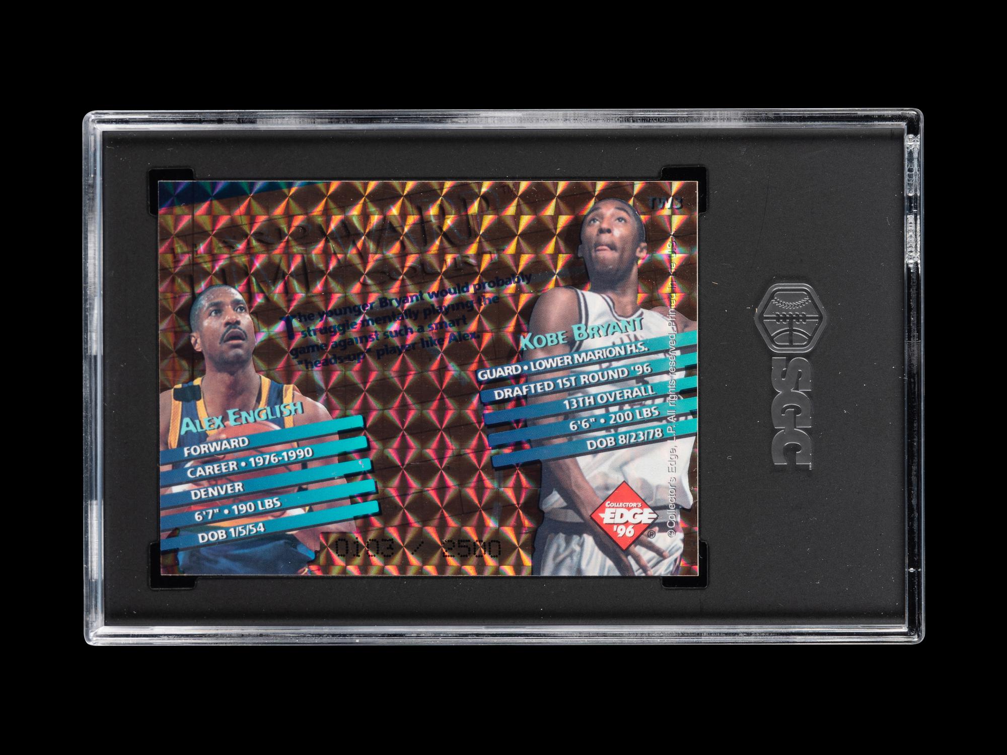 A Group of 1996-97 Collector's Edge Kobe Bryant Rookie Basketball Cards,