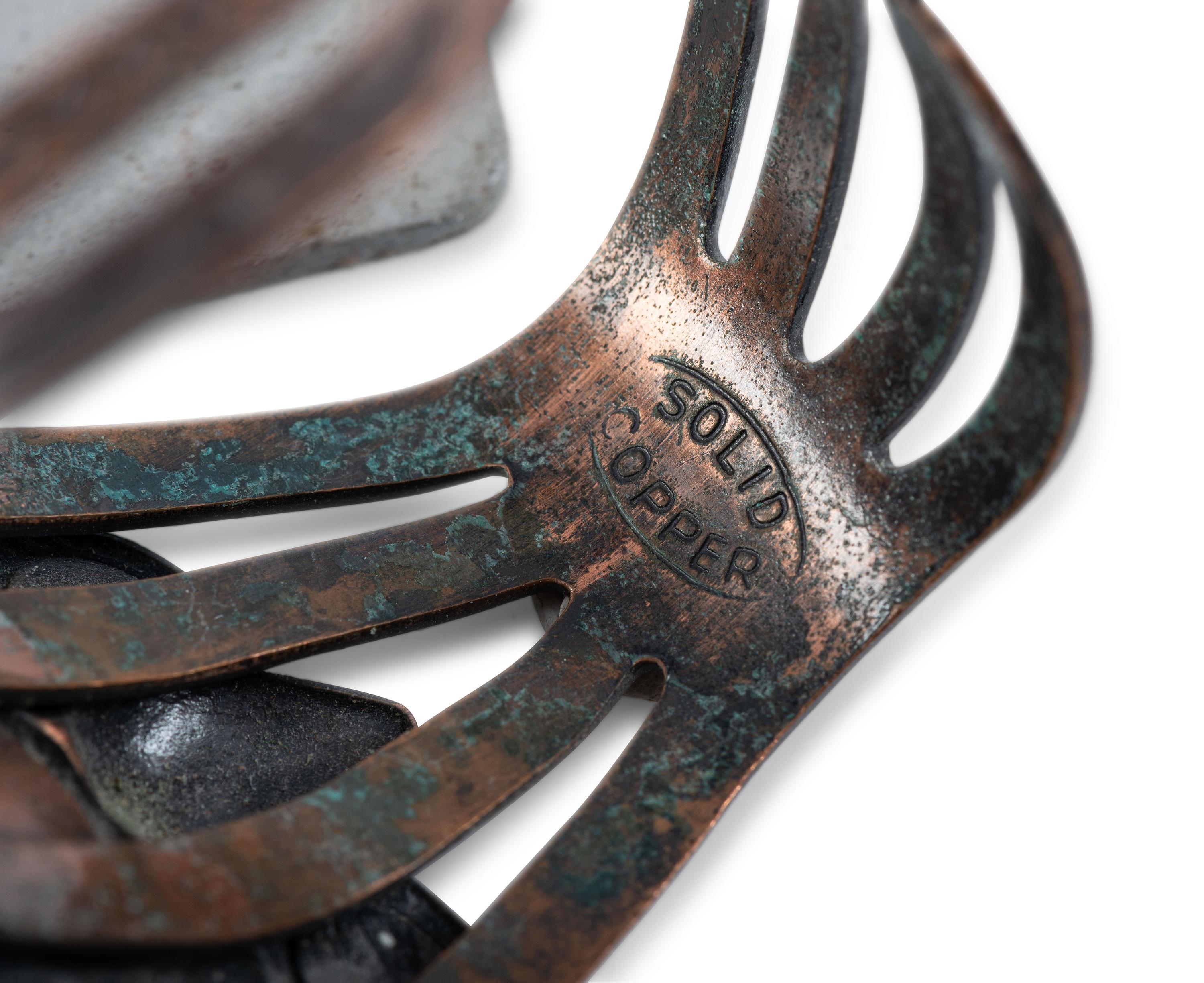 Fred Harvey Era Copper Trade Cuff Bracelets