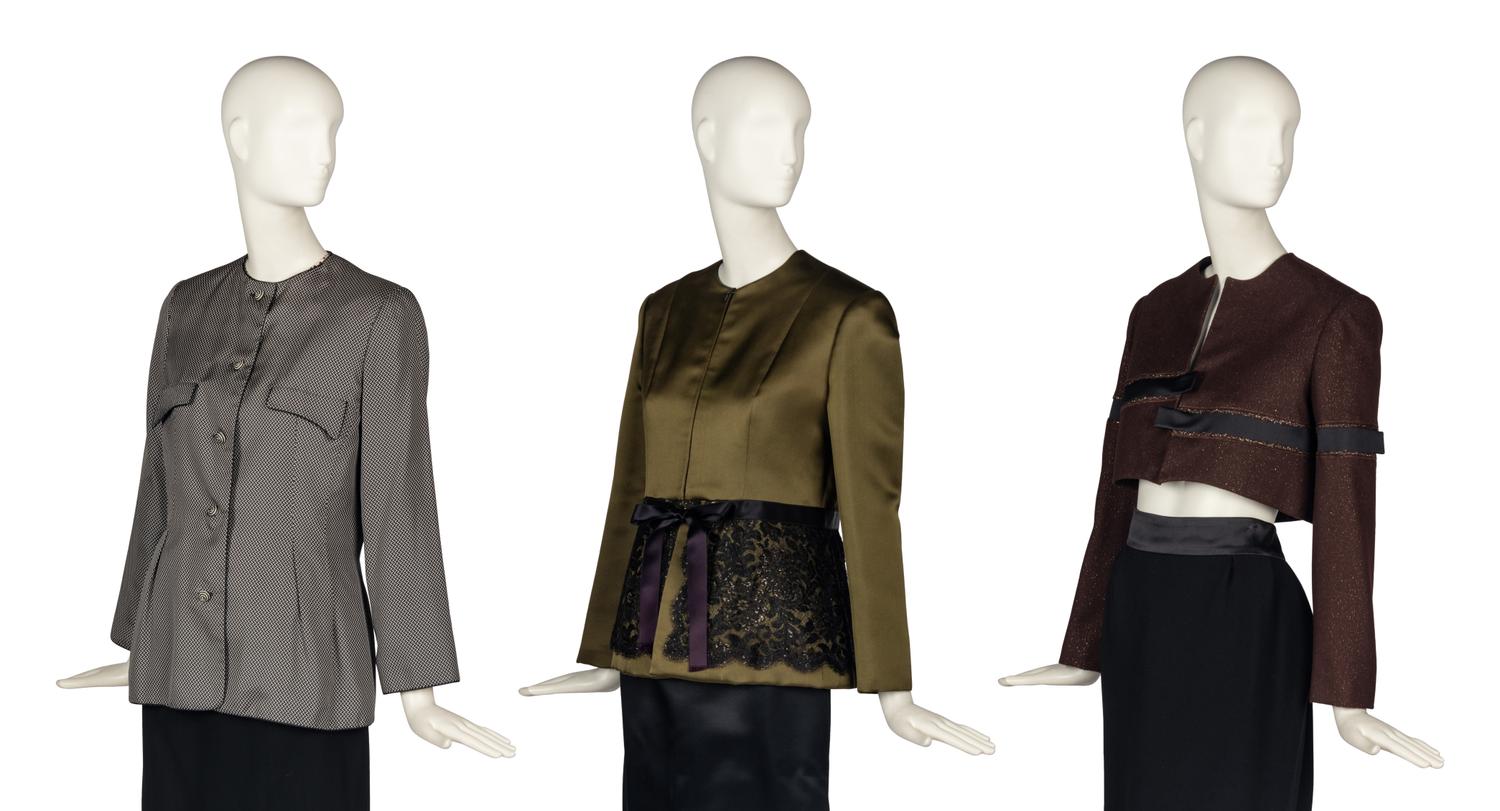 A Collection of Five Separates by Geoffrey Beene and One J. Mendel Skirt
