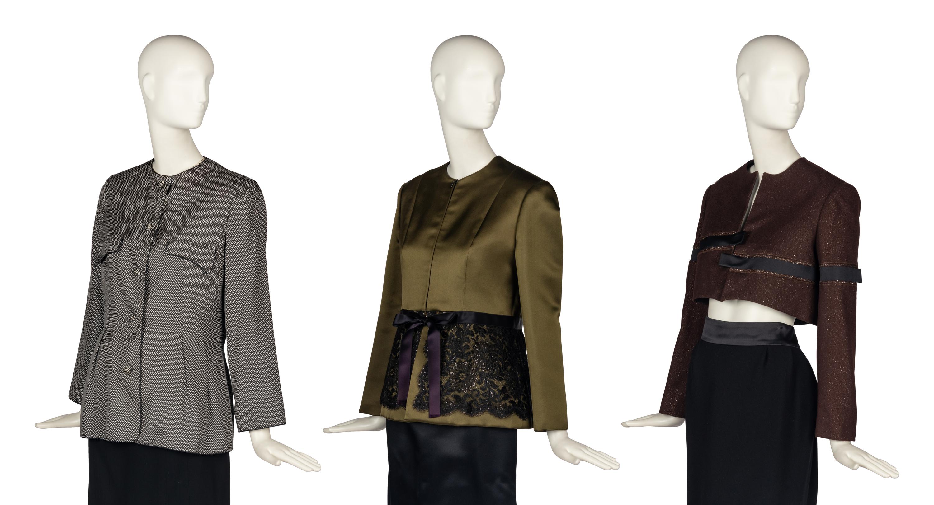 A Collection of Five Separates by Geoffrey Beene and One J. Mendel Skirt