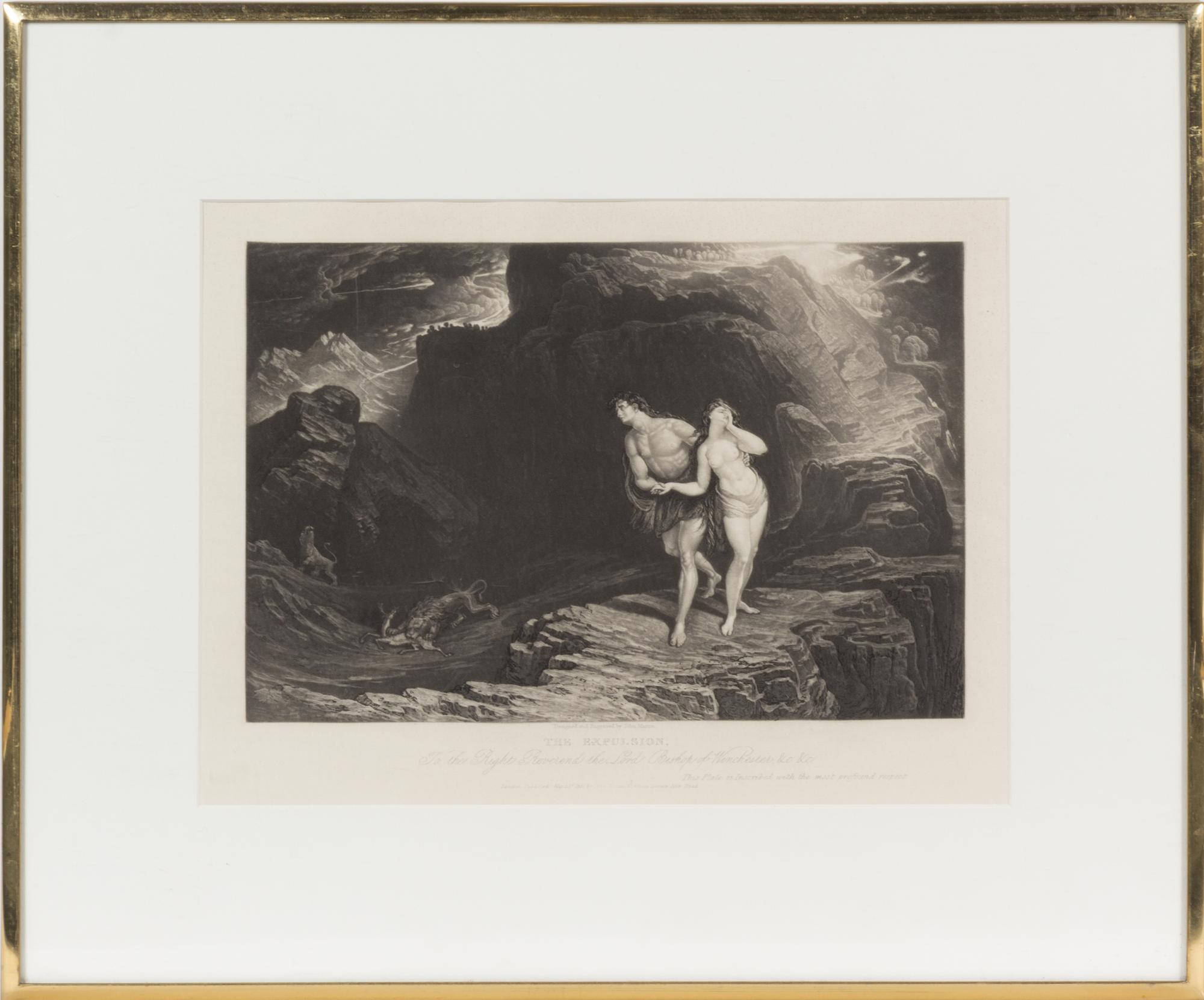 After John Martin, (English, 1789-1854), The Expulsion