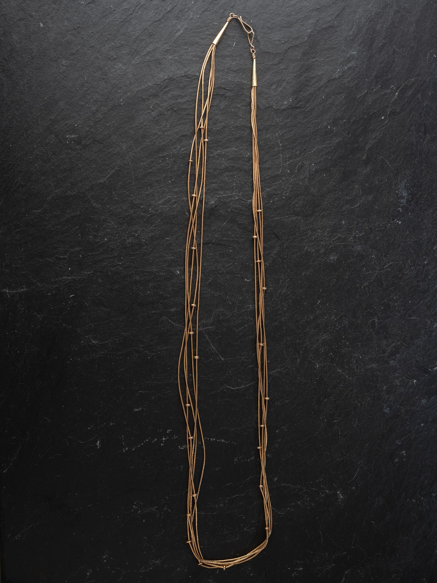 24K Gold Five-strand Necklace