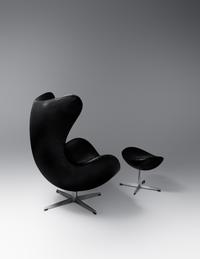 Egg Lounge Chair and Ottoman Fritz Hansen, Denmark