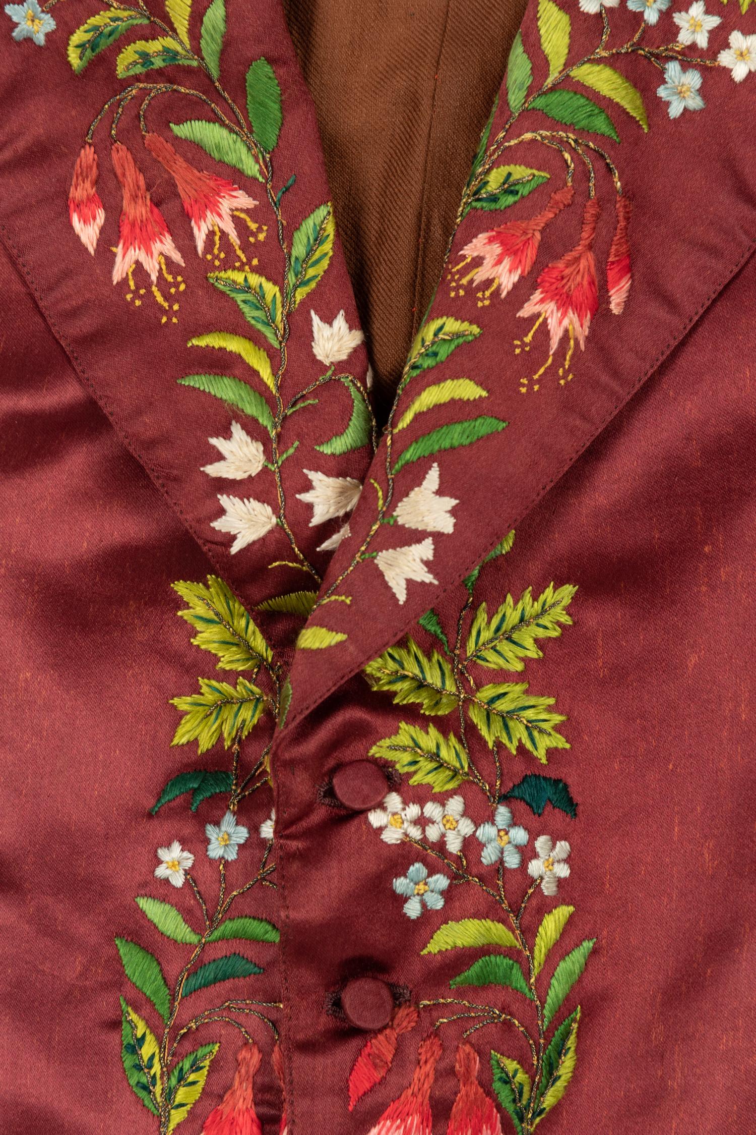 Four Men's 19th Century Waistcoats/Vests, 1840-1900
