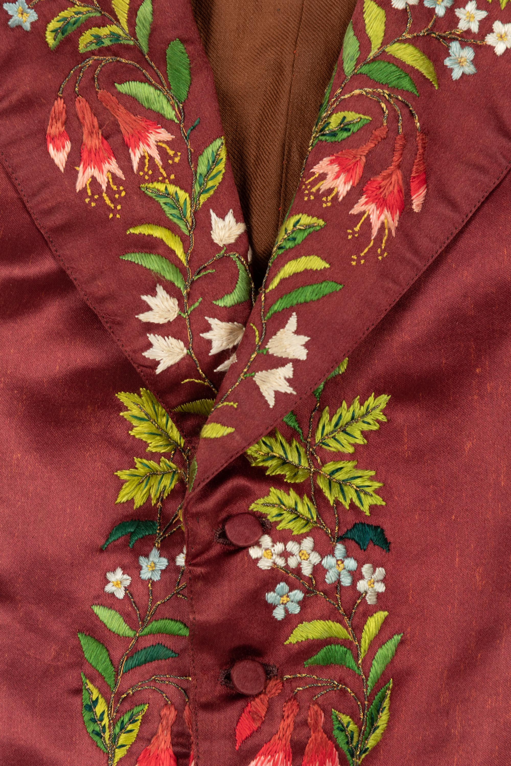 Four Men's 19th Century Waistcoats/Vests, 1840-1900