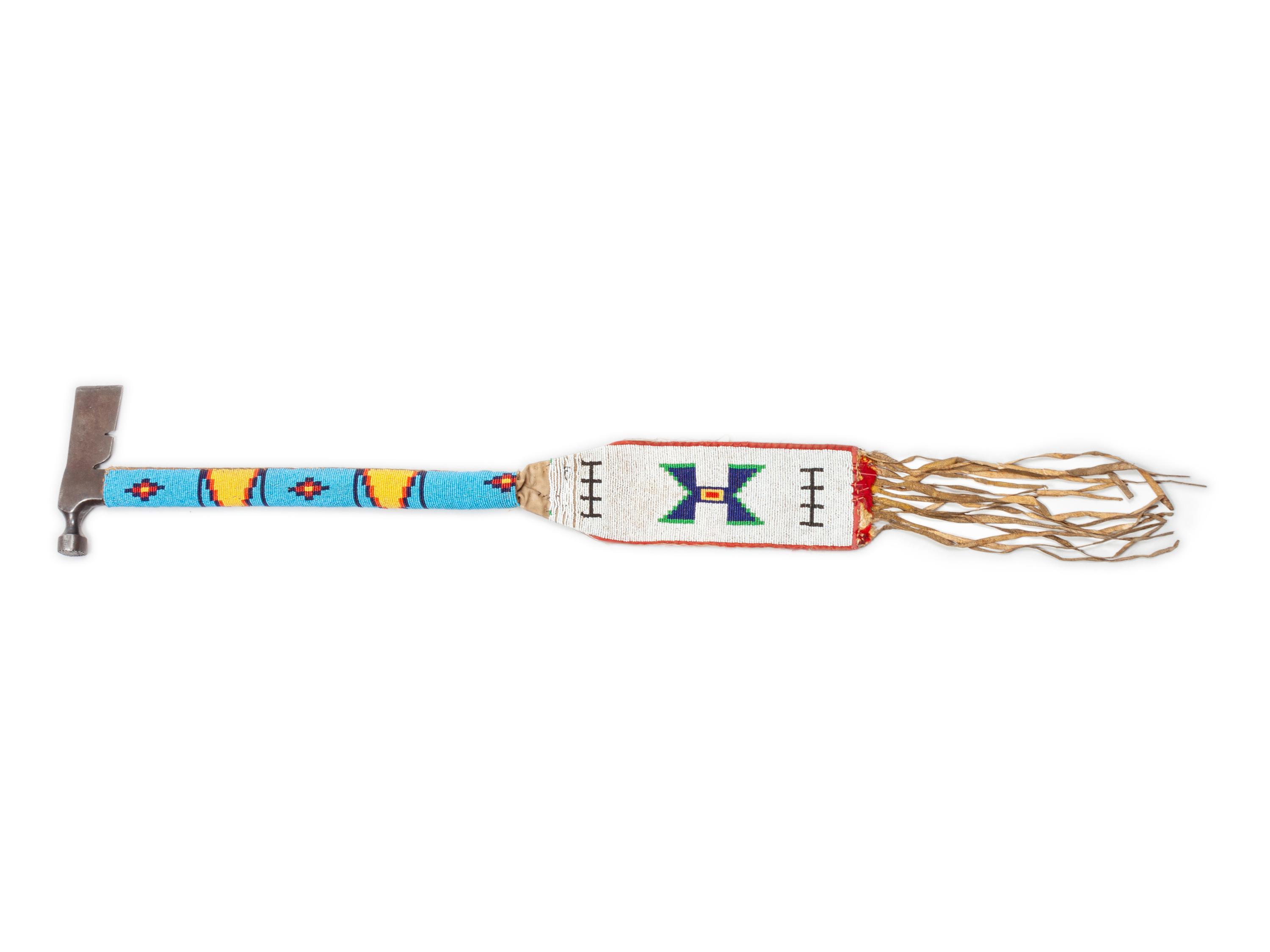 Plateau Beaded Tomahawk