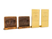 Two Pairs of Bookends