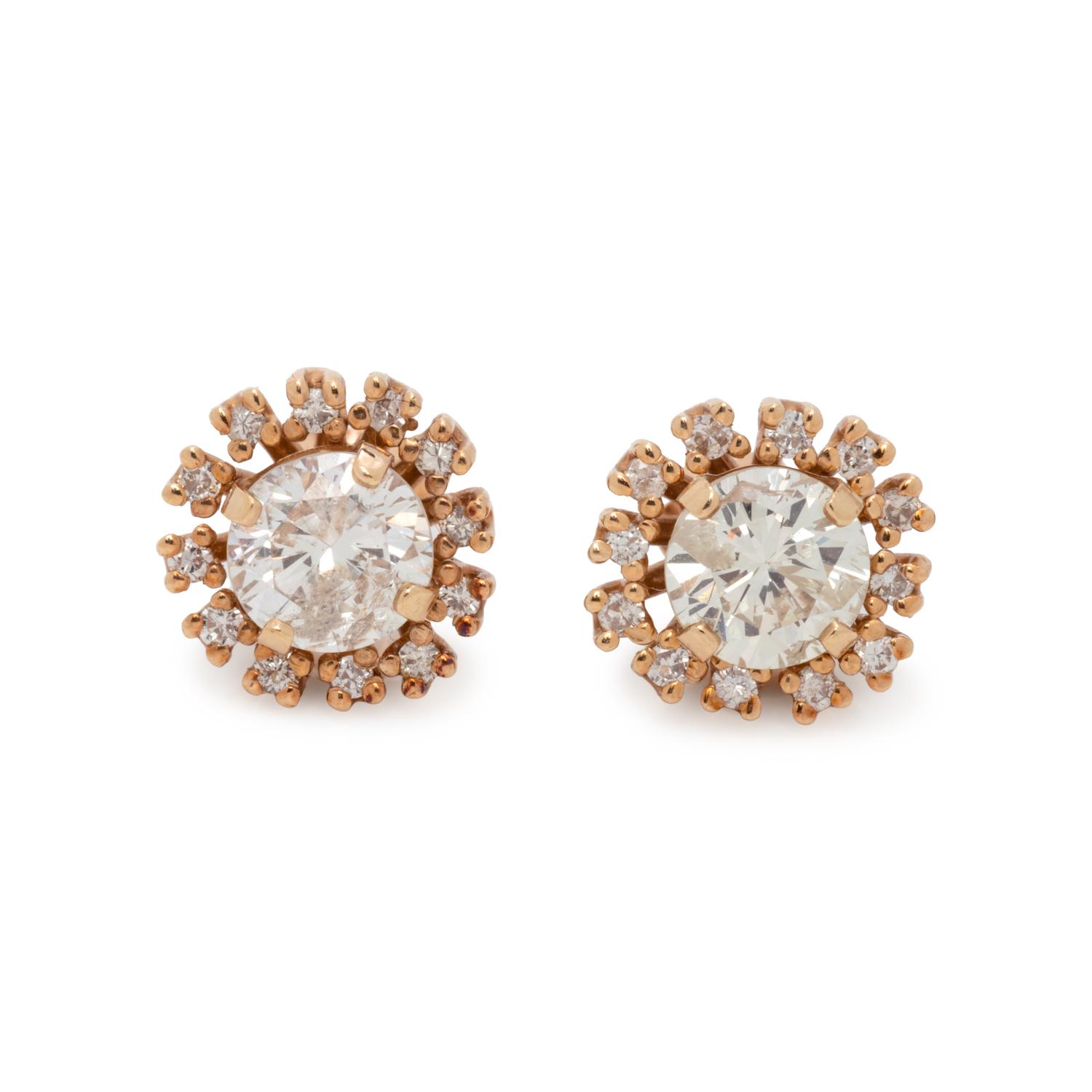 DIAMOND STUD EARRINGS AND JACKETS