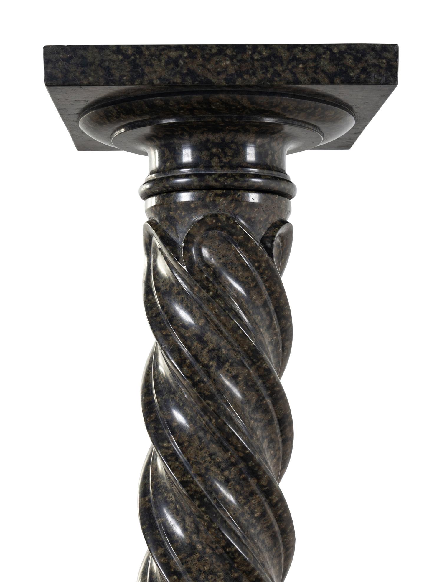 A Continental Marble Pedestal