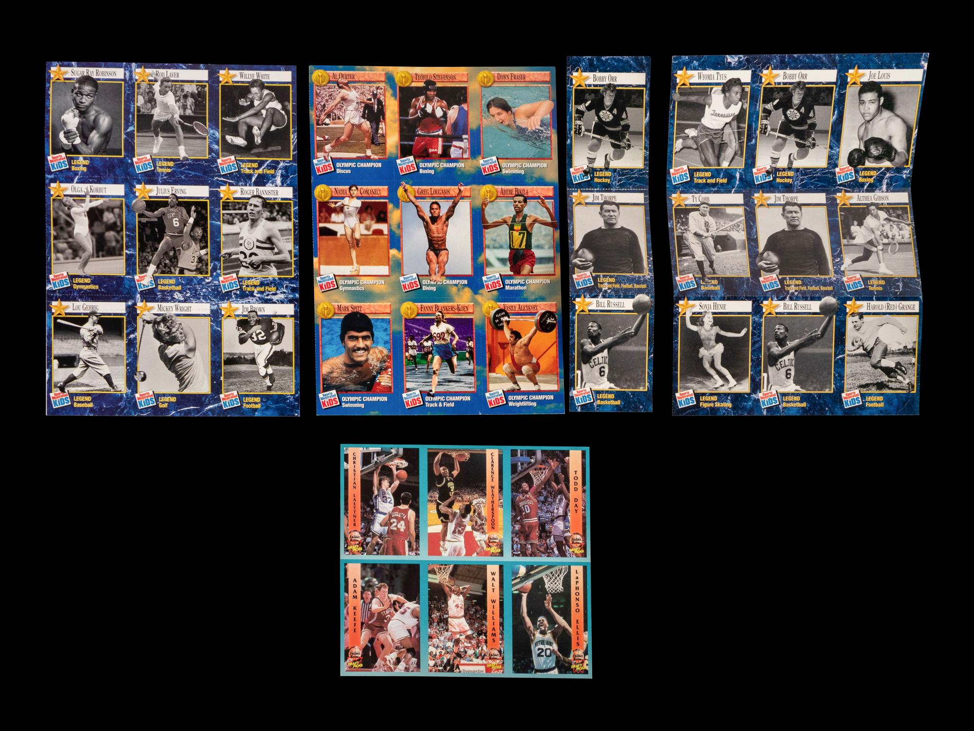 A Large Group of Over 275 Assorted 1990s Sports Illustrated For Kids Trading Cards,