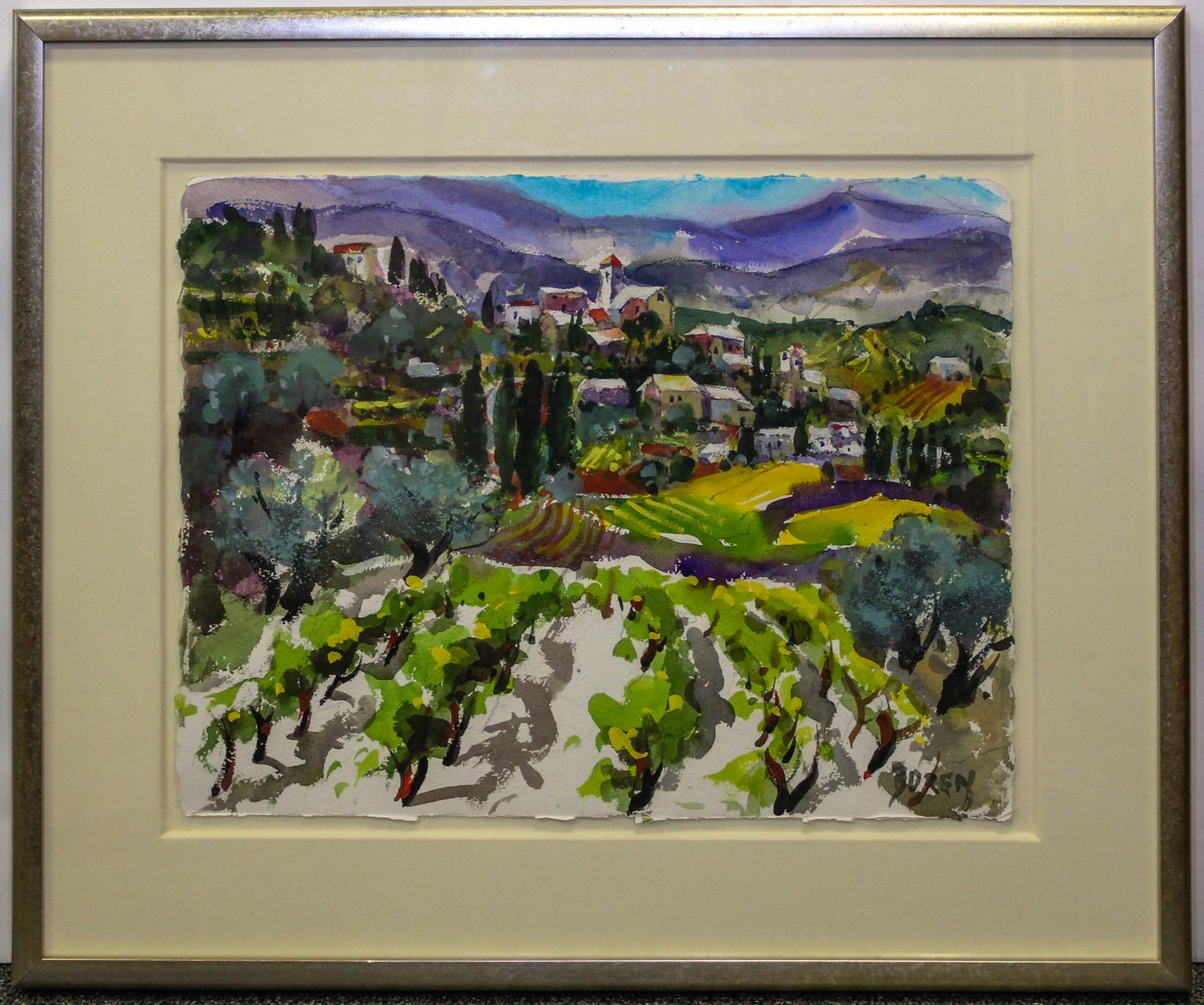 Evelyne Boren, (20th century), Vinsobre Morning Provence, France