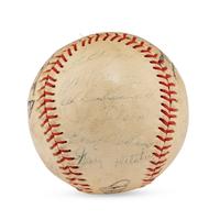 A 1950 Seattle Rainers Team Signed Autograph Baseball