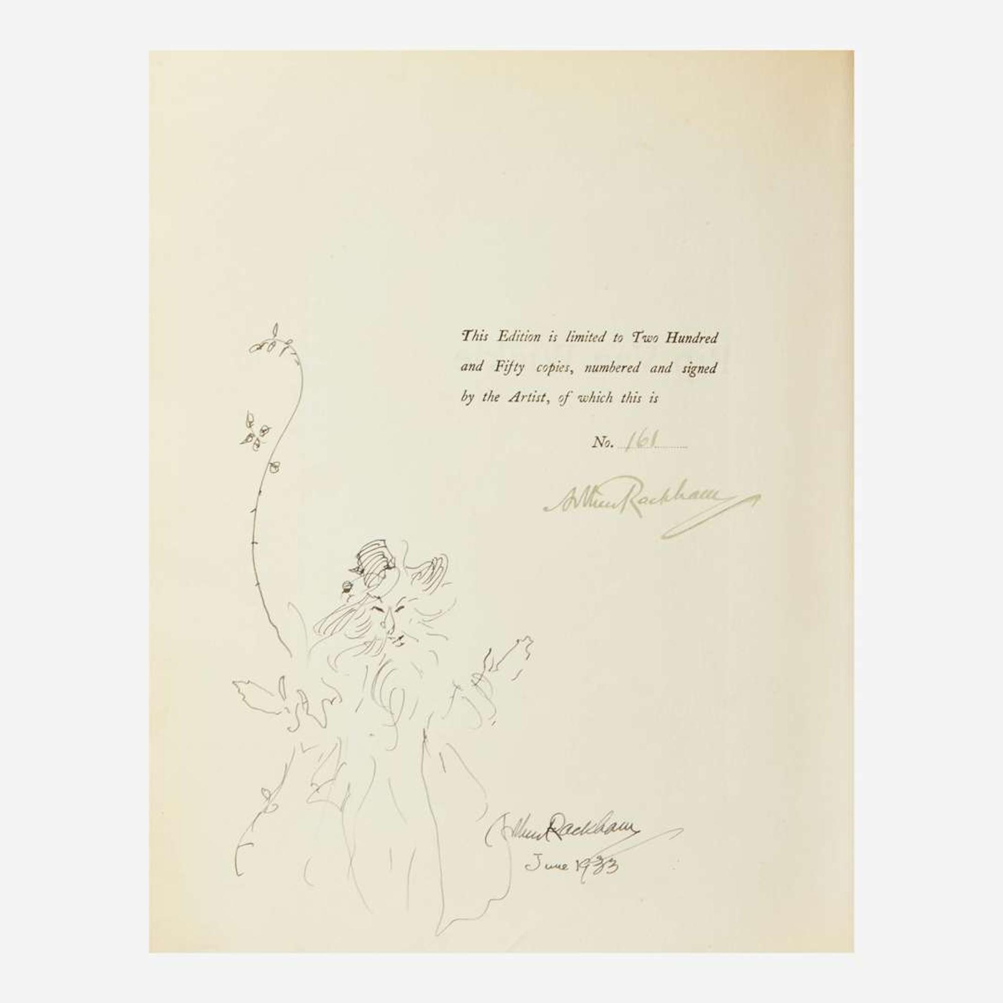 [Children's & Illustrated] [Rackham, Arthur] Irving, Washington Rip Van Winkle