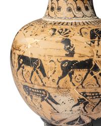 A Greek Style Black-Figured Oinochoe