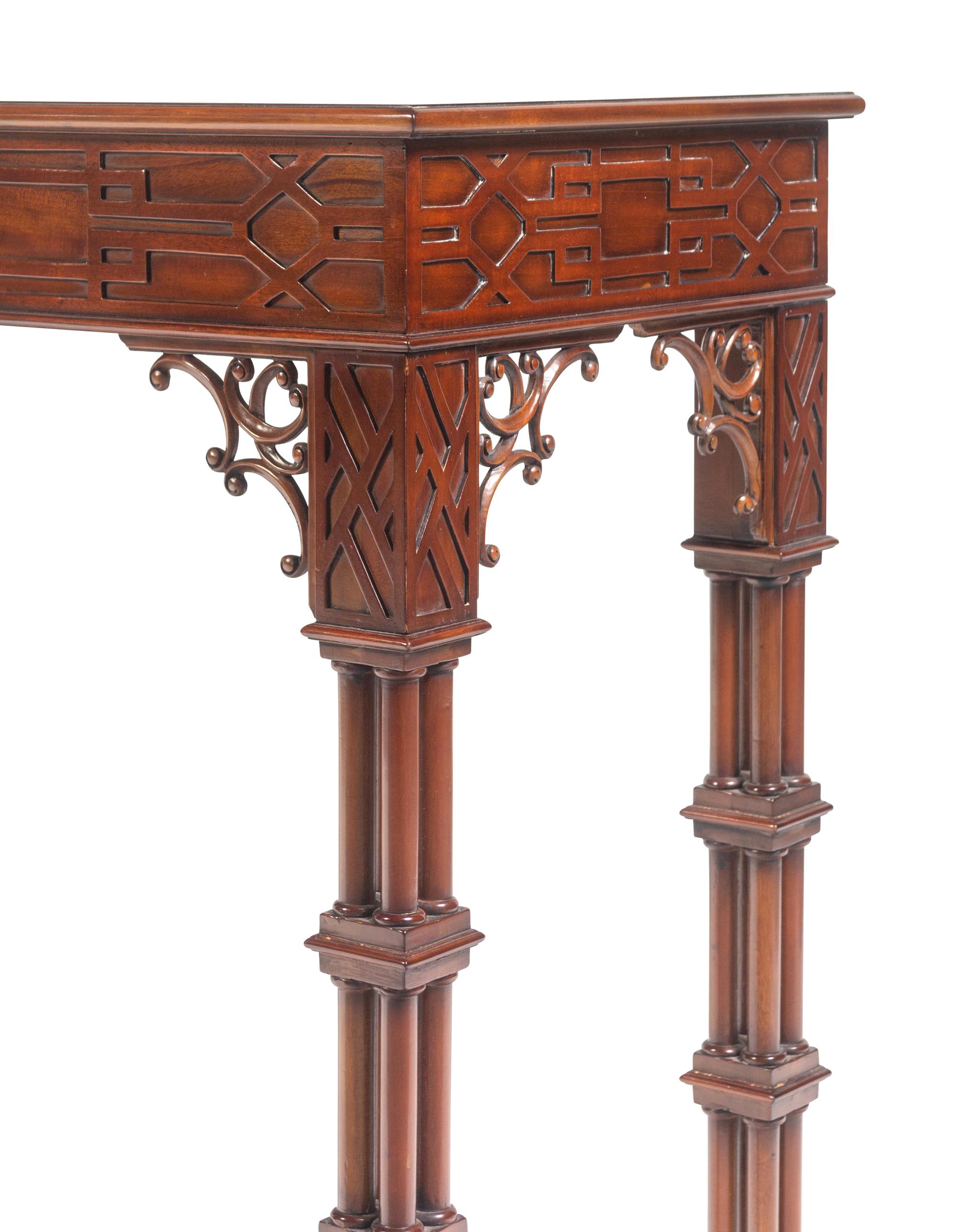 A George III Style Mahogany Side Table
