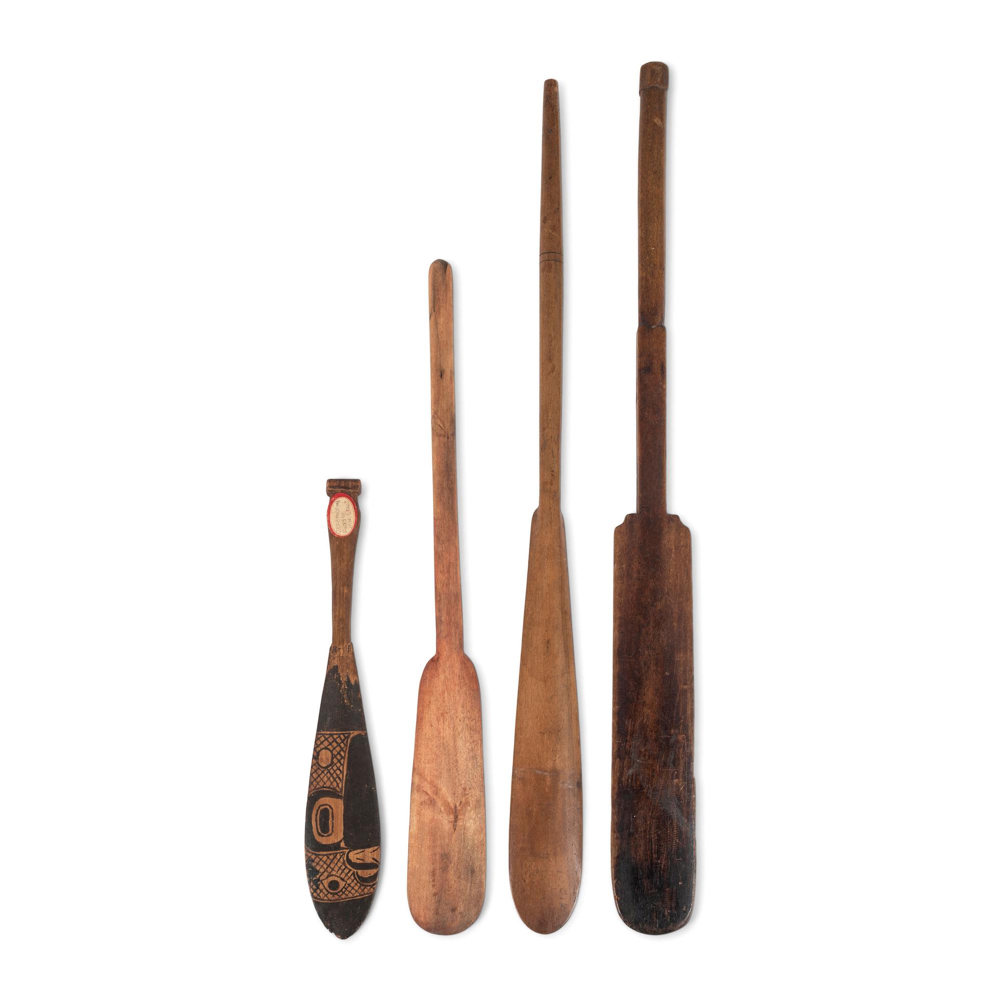 Northwest Coast Soapberry Spoons and Miniature Paddles