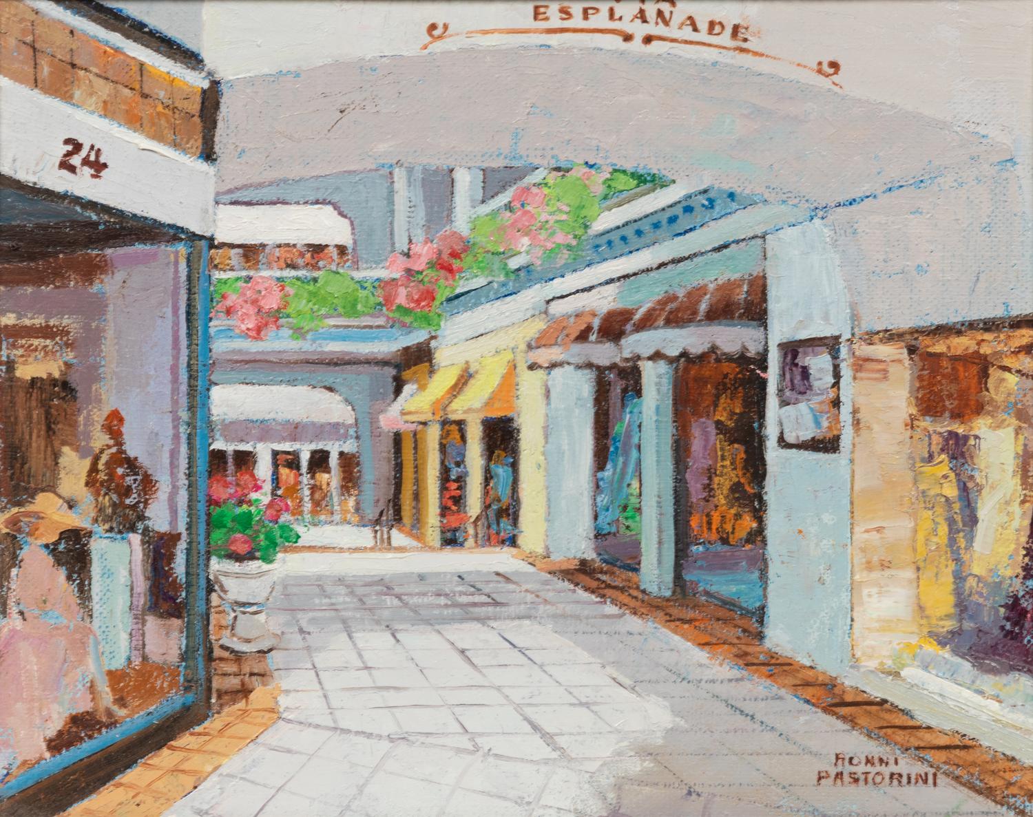 Palm Beach Scenes (Four Paintings)