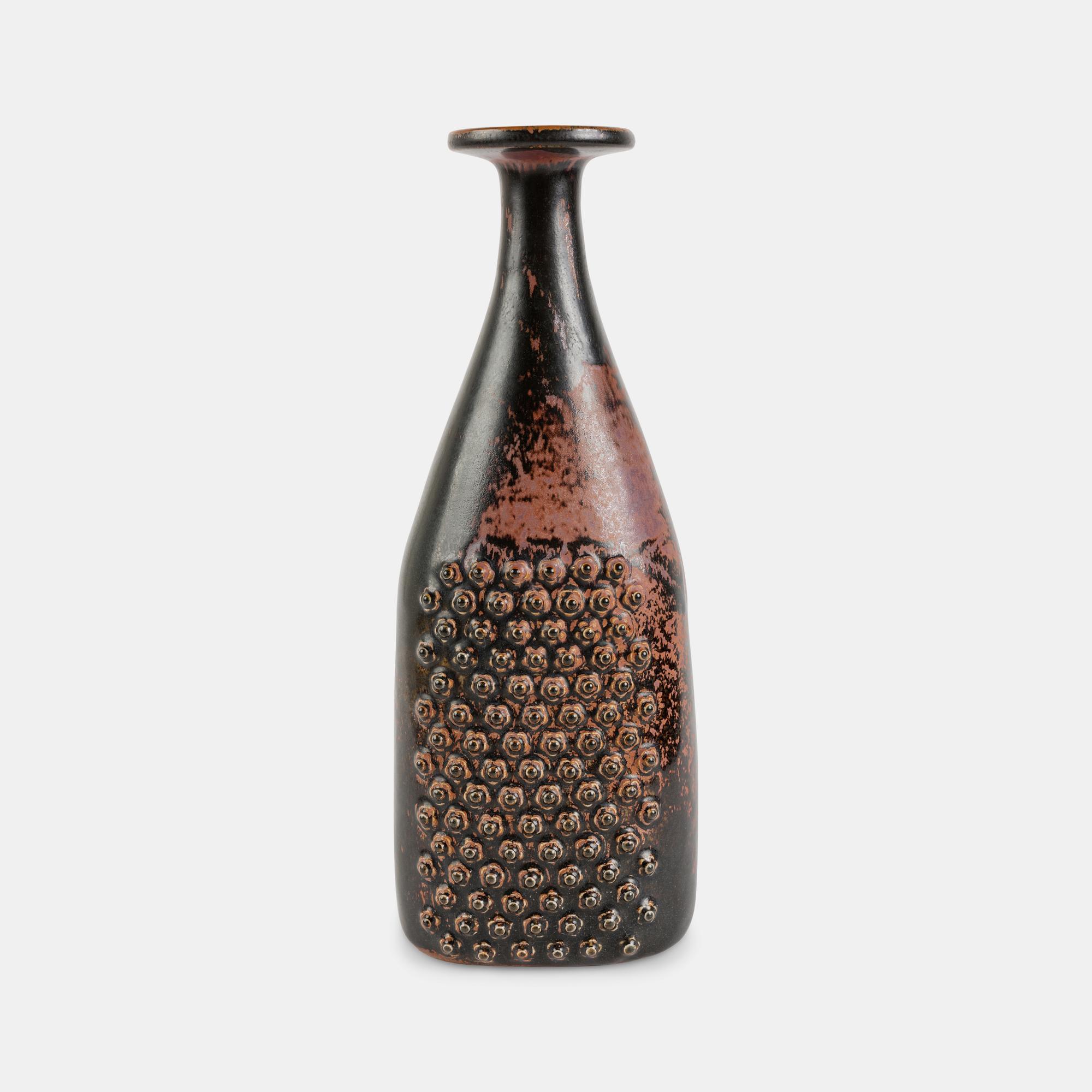 Flattened Bottle-Form Vase, 1967 Gustavsberg, Sweden