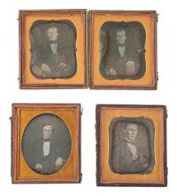 [EARLY PHOTOGRAPHY]. 36 sixth plate daguerreotypes of men of various ages.