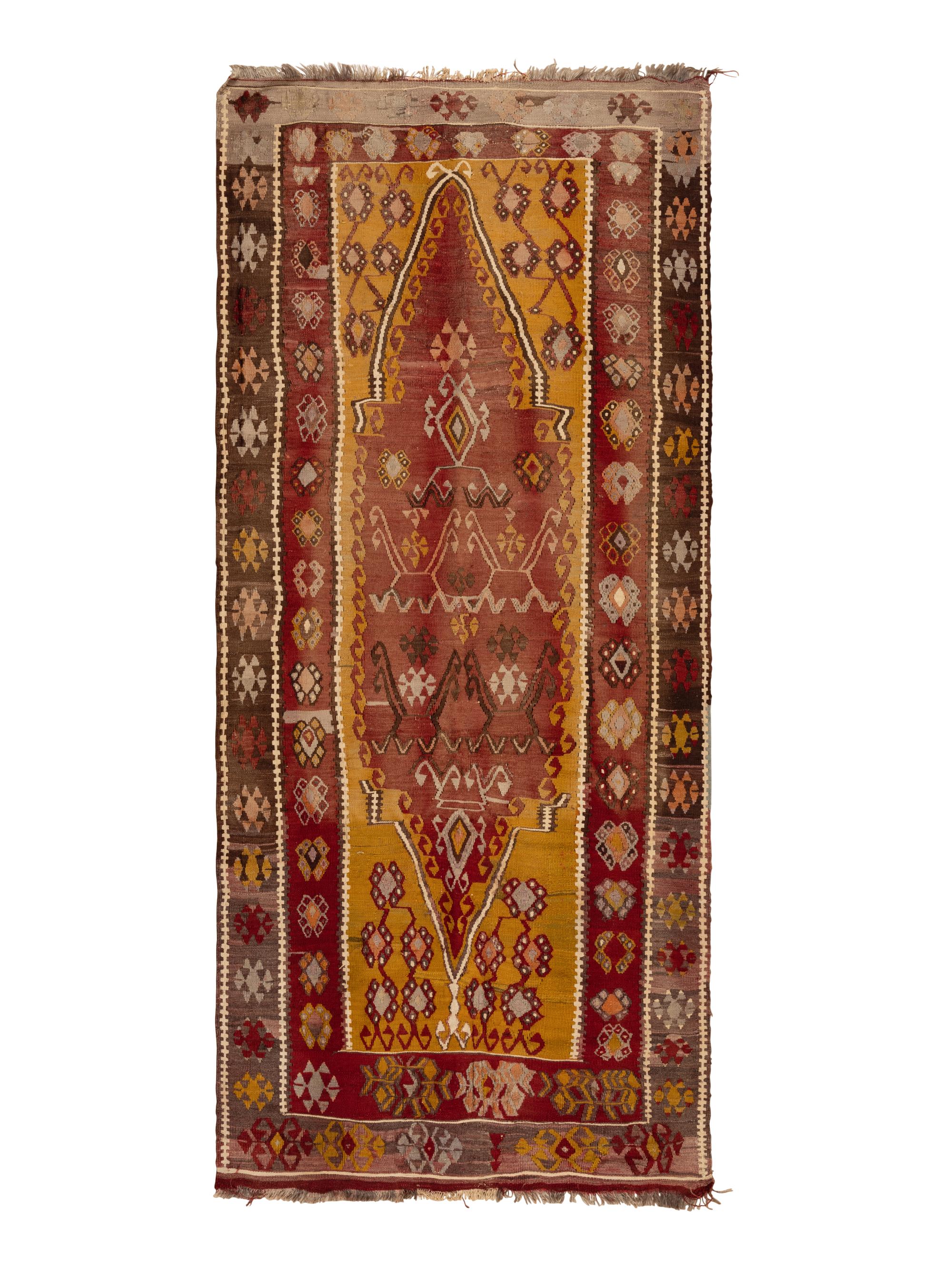 A Turkish Kilim Wool Rug